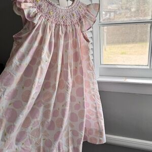 Charming Little One Sweet Summer Pink Amber Dress 3T EUC
